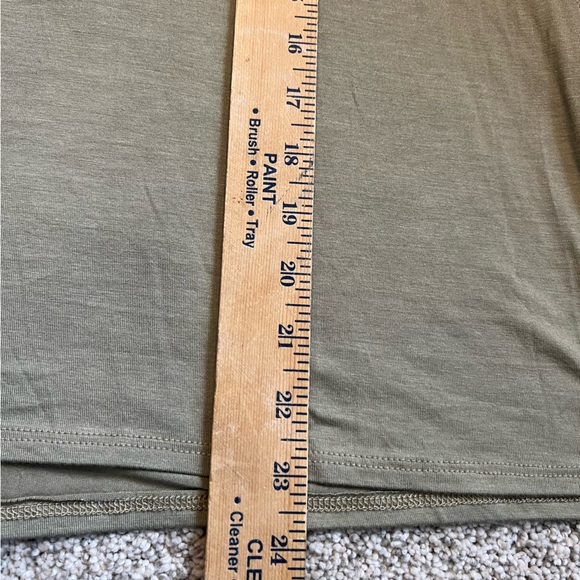 Sale 5 for $20. NWT Sage Green T-shirt with flare sleeves - Picture 6 of 8